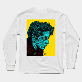 HANNAH ARENDT ink and acrylic portrait .3 Long Sleeve T-Shirt